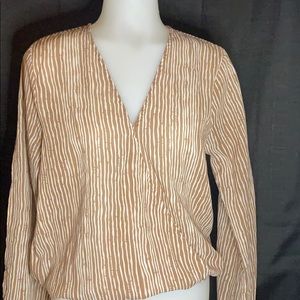 Boohoo striped blouse